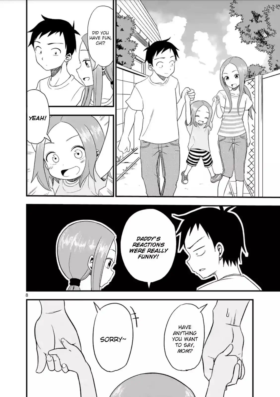 Karakai Jouzu no (Moto) Takagi-san Chapter 8 8